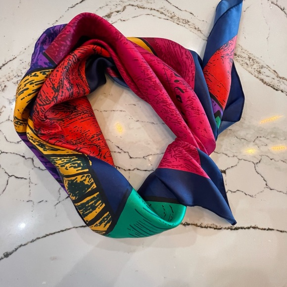 EUC PALOMA PICASSO Vintage Scarf - Picture 13 of 14